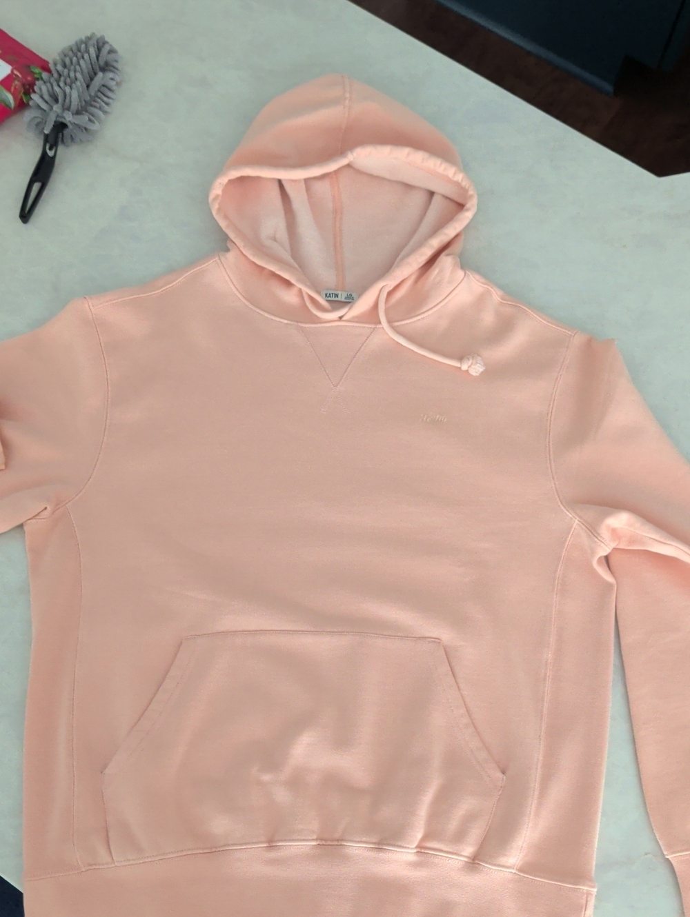 Katin Men’s Crewneck Hoodie in Pale Peach